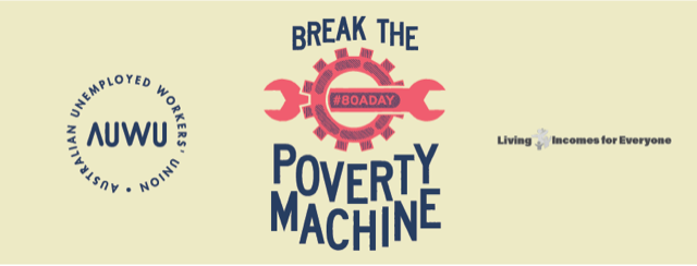 Break The poverty Machine banner